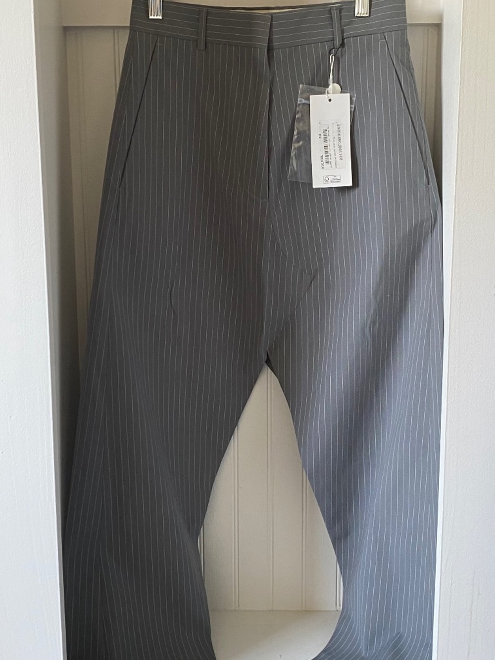 MM6 Pinstripe Canvas Skirt (nwt)